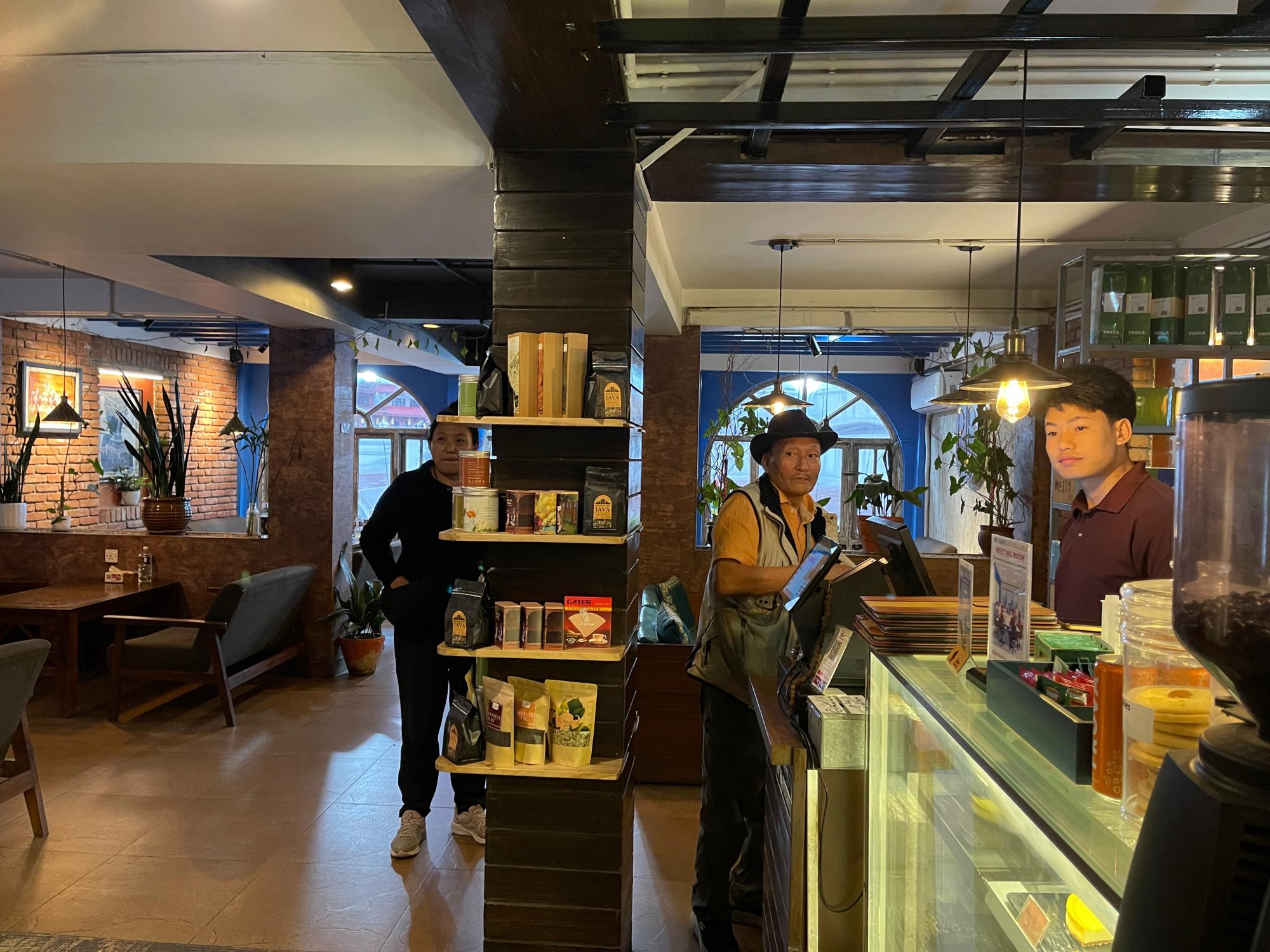 Counter at peak hour