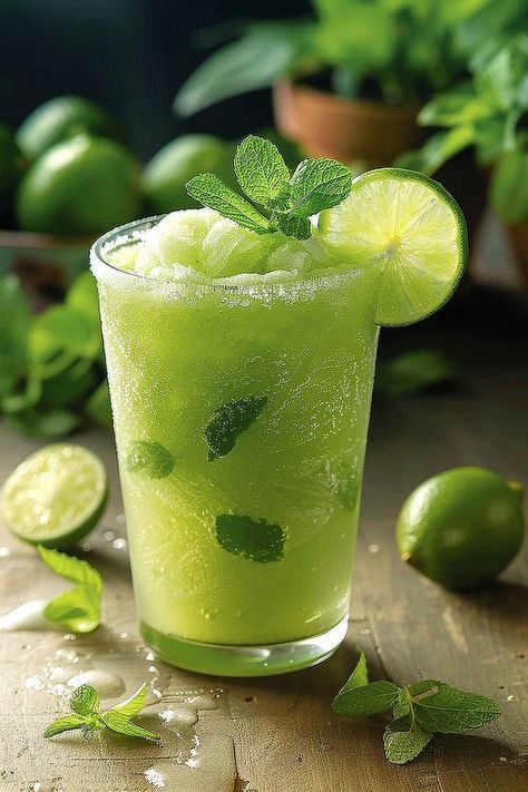 Blended Mint Lemonade