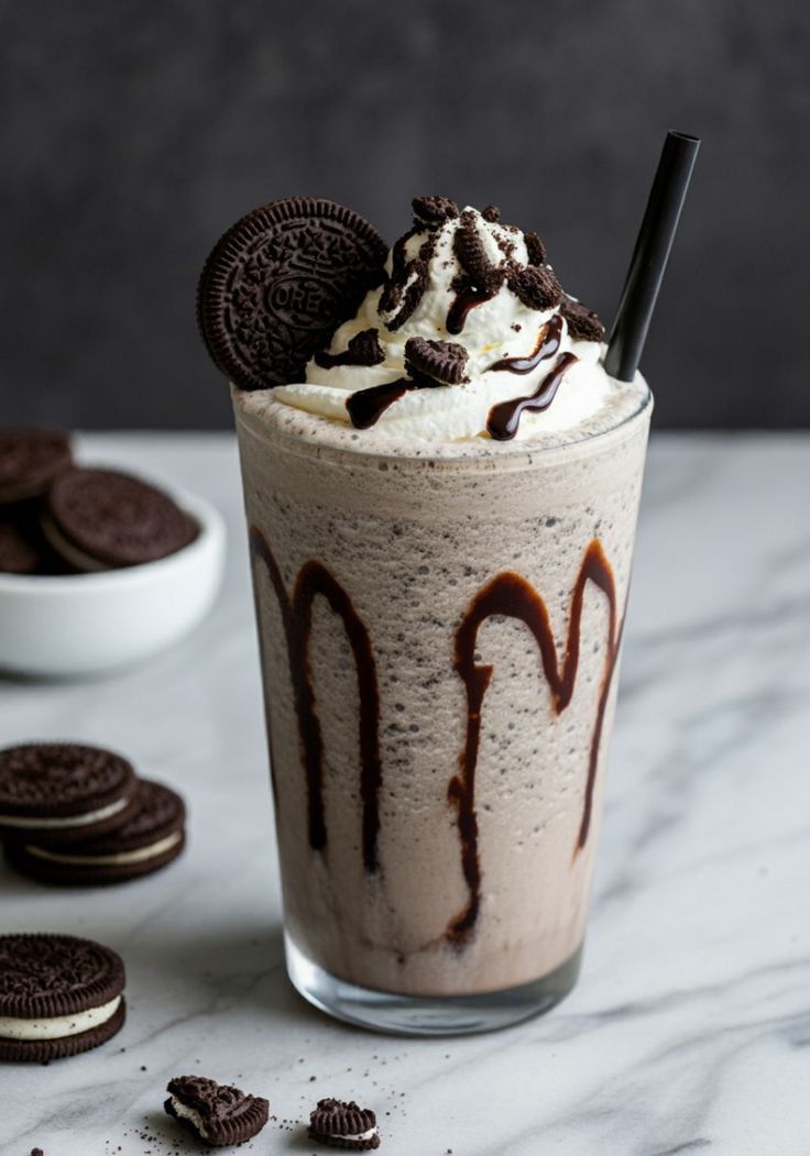 Blended Oreo Shake