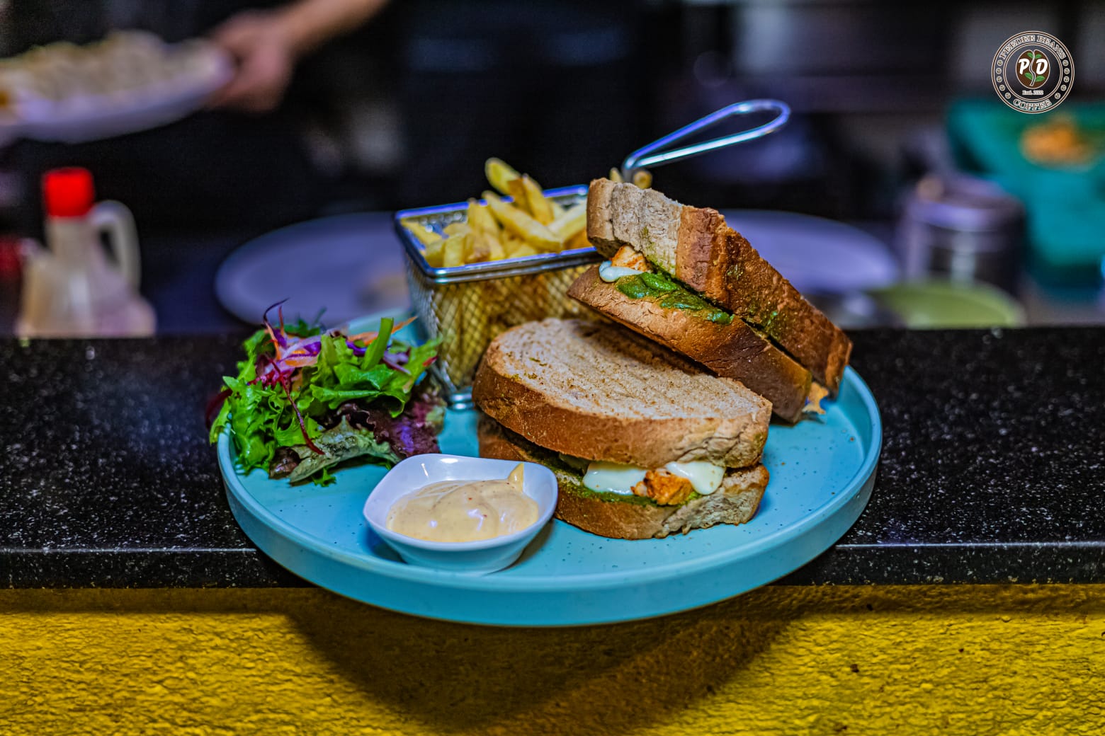 Chicken Pesto &amp;amp; Cheese Panini