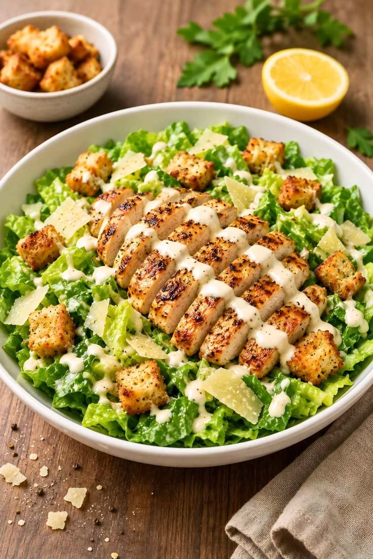 Grilled Chicken Caesar Salad