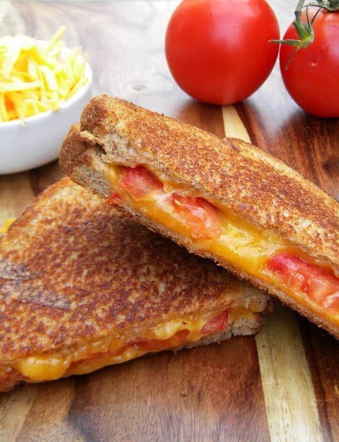 Tomato, Cheese &amp; Pickles Panini